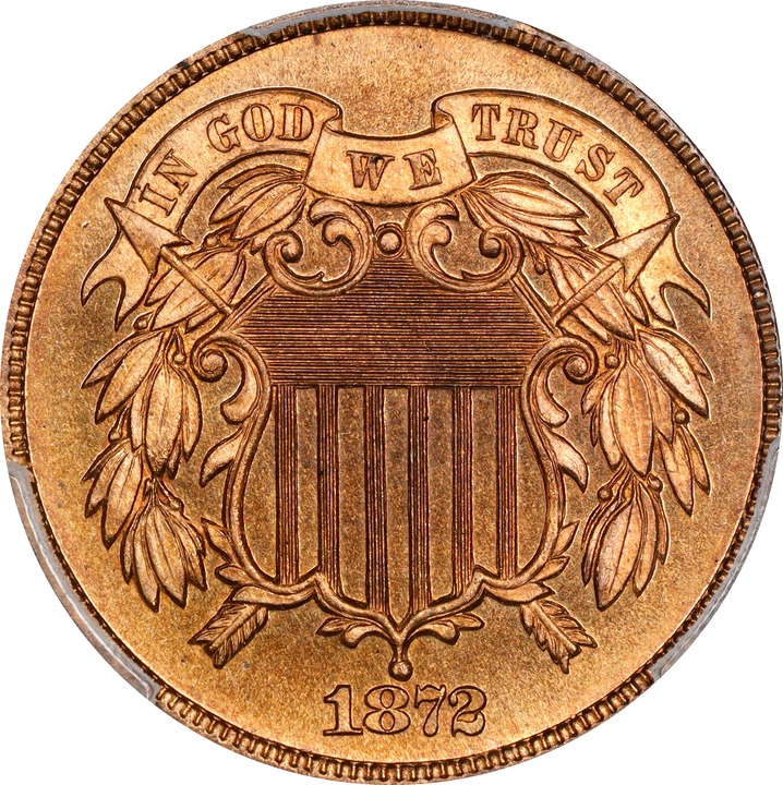 1872 2c PR RD CAM PR64 RD CAM CAC thumbnail 2