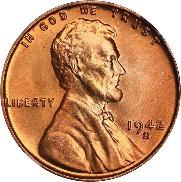 1942-S 1c MS RD MS68 RD CAC thumbnail 4