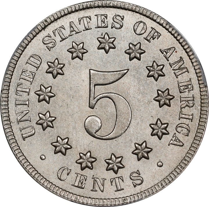 1868 5c MS64 thumbnail 2