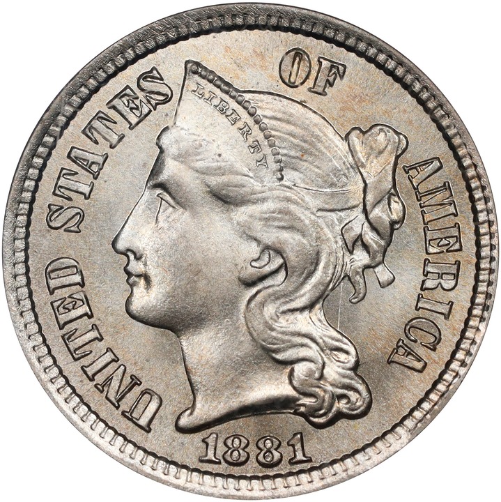 1881 3cN MS65 thumbnail 3