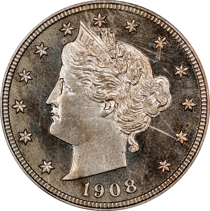 1908 5c PR60 thumbnail 23