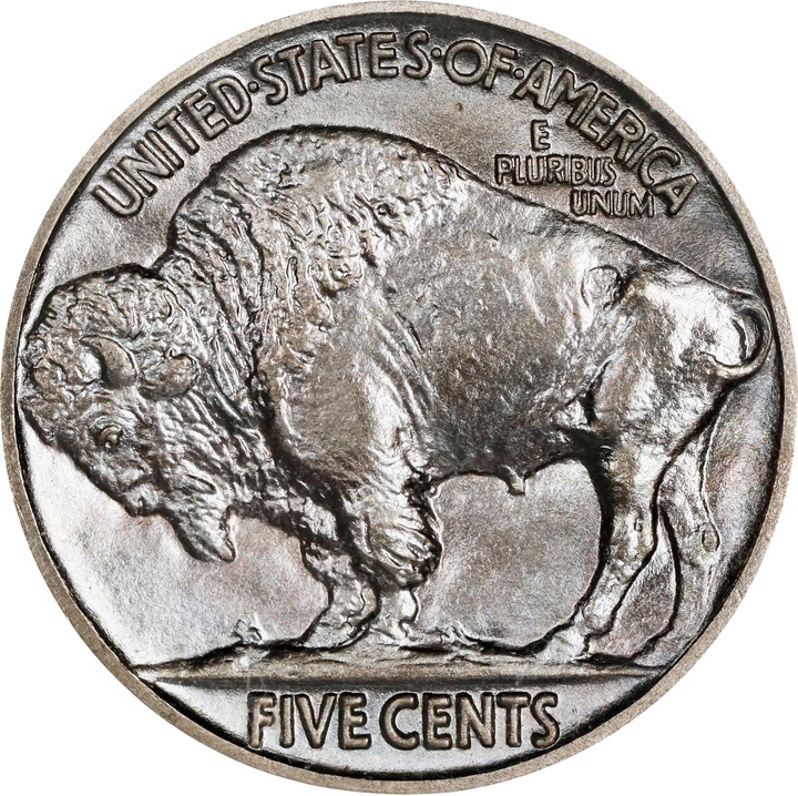 1913 5c Buffalo, Matte Finish, Type 2 PR67 CAC thumbnail 7