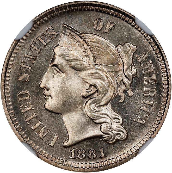 Image for 1881 3cN PR67