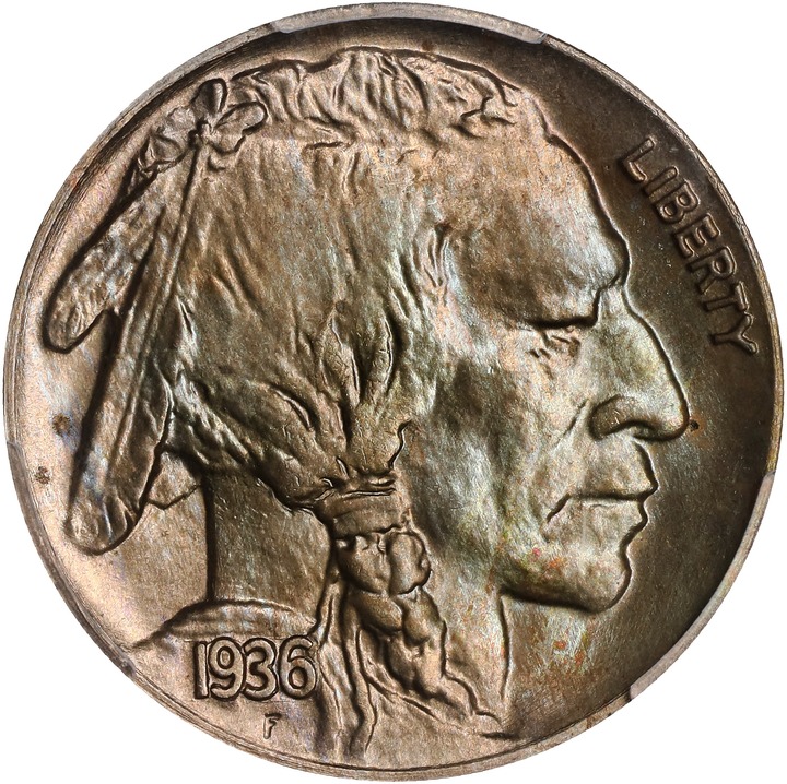 1936 5c Satin Finish PR65 CAC thumbnail 22