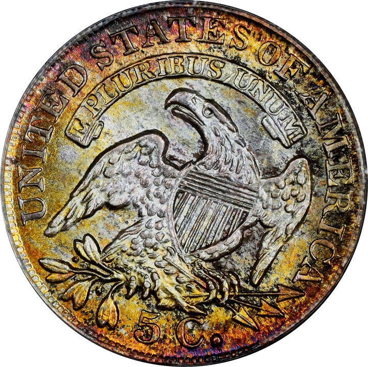 1837 H10c Large 5C MS65 CAC thumbnail 2