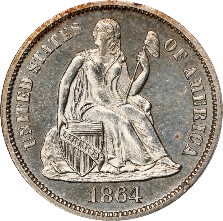 1864 10c PR thumbnail 6