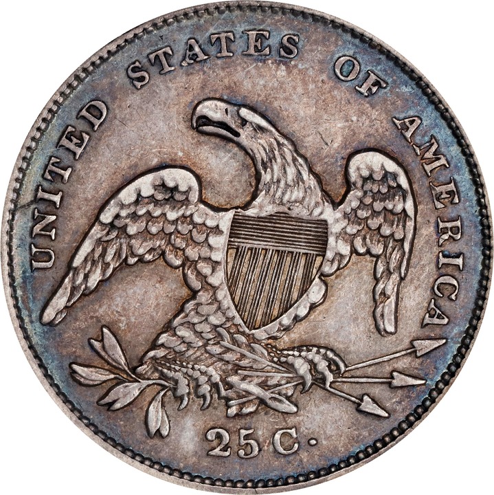 1831 25c Small Letters VF30 CAC thumbnail 25