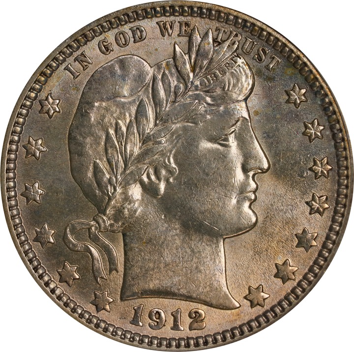 Image for 1912 25c MS62 CAC