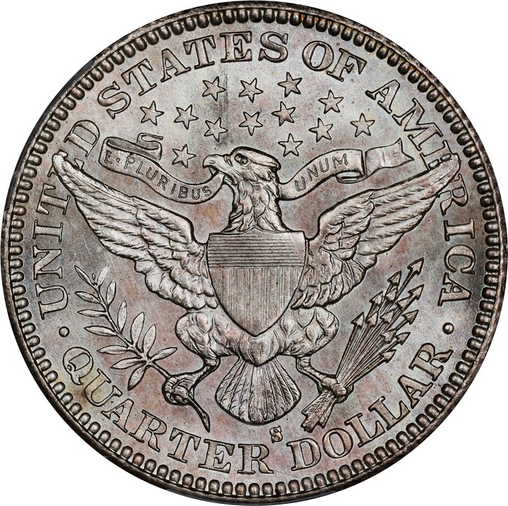 1902-S 25c MS60 CAC thumbnail 25