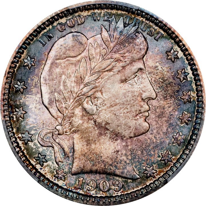 Image for 1909-S 25c MS67 CAC