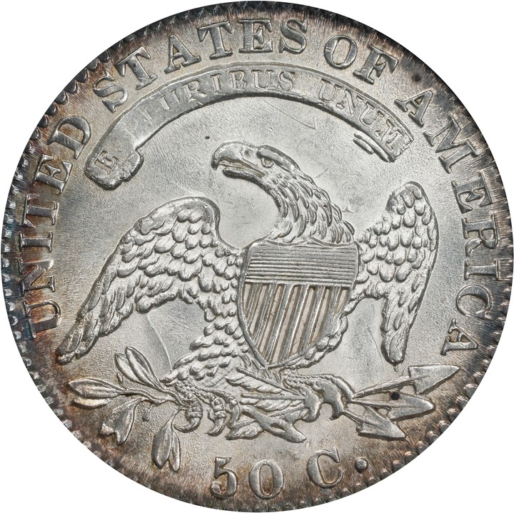 1832 50c Small Letters MS62 CAC thumbnail 2