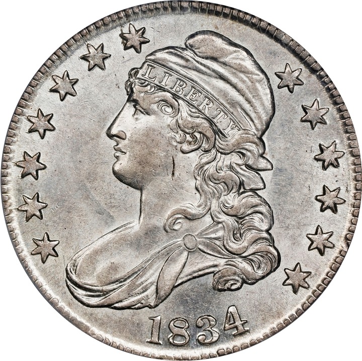 1834 50c Large Date, Small Letters MS thumbnail 7