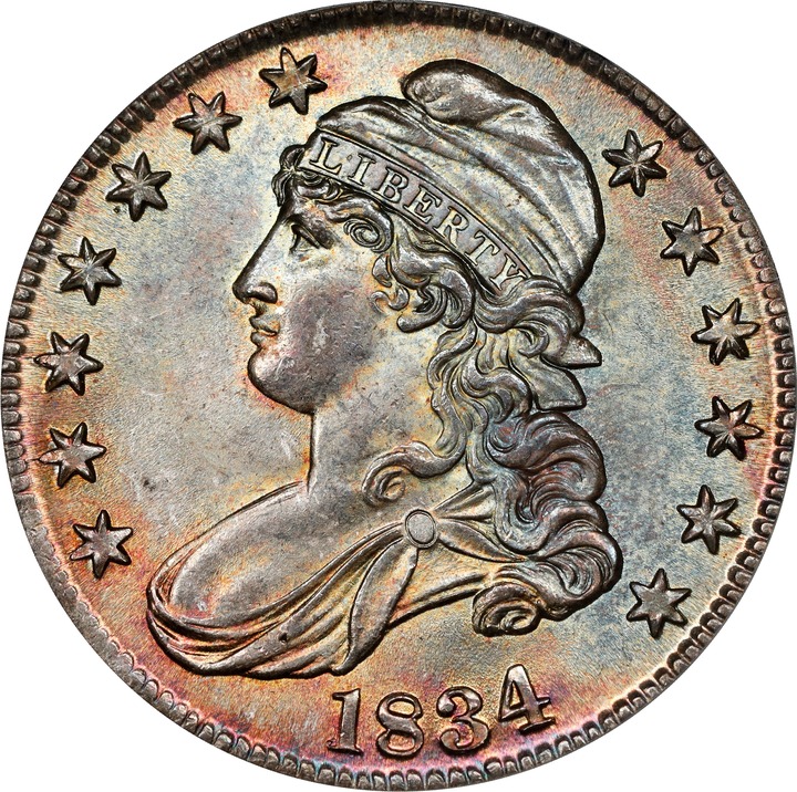 1834 50c Large Date, Small Letters MS thumbnail 9