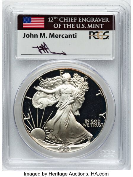 1988-S $1  Silver Eagle PR DCAM PR69 DCAM thumbnail 17