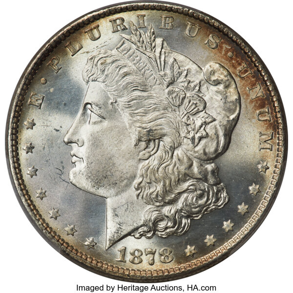 1878 8TF $1  Doubled Reverse, VAM-17 MS66 thumbnail 9