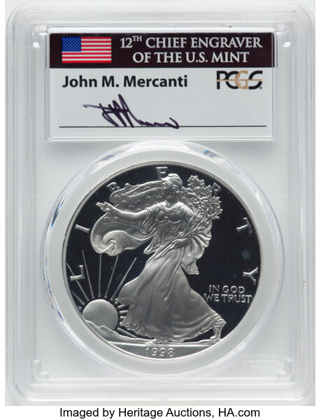 1998-P $1  Silver Eagle PR DCAM thumbnail 20