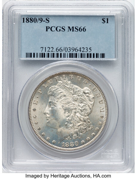 1880/9-S $1  Overdate, VAM-11 MS thumbnail 13
