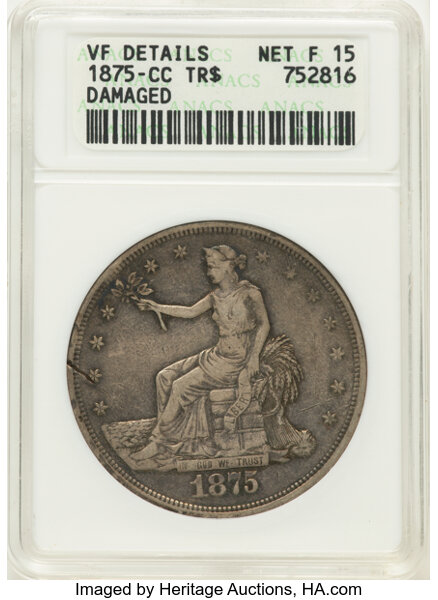 1875 CC Trade Dollar MS Values | Greysheet