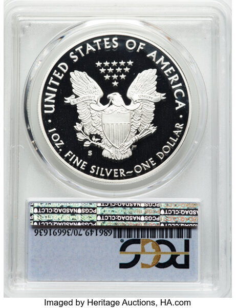 2018-S $1  Silver Eagle PR DCAM PR64 DCAM CAC thumbnail 21