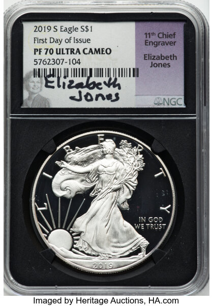 2019-S $1  Silver Eagle PR DCAM PR66 DCAM thumbnail 15