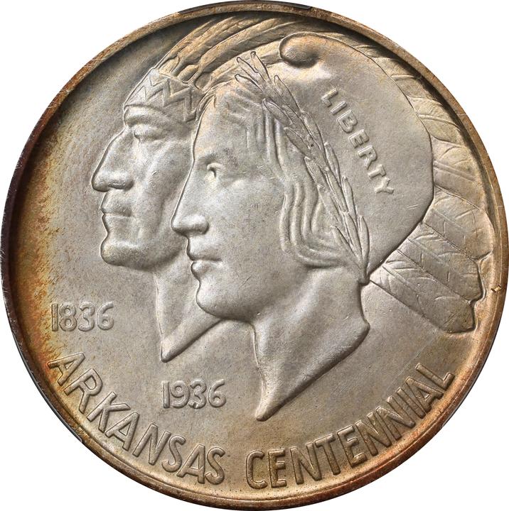 Image for 1939-S 50c Arkansas MS67