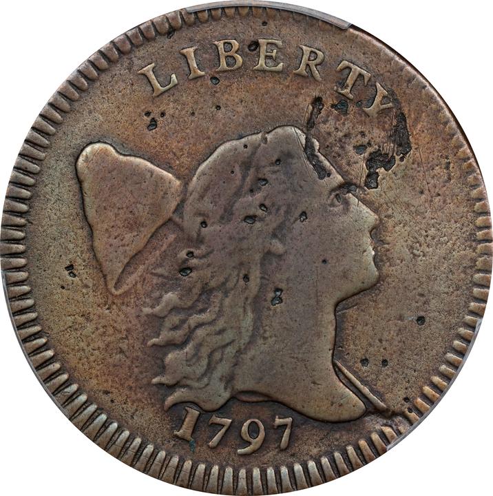 1797 1/2c Lettered Edge, Low Head, C-3b MS BN thumbnail 3