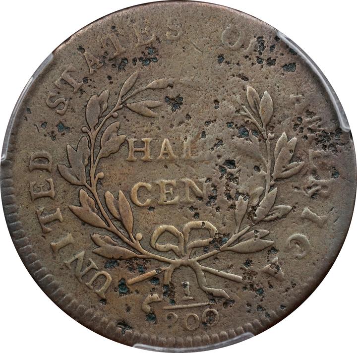 1797 1/2c Lettered Edge, Low Head, C-3b MS BN thumbnail 5