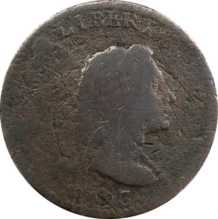 1793 1c Liberty Cap MS BN AG3 BN thumbnail 11