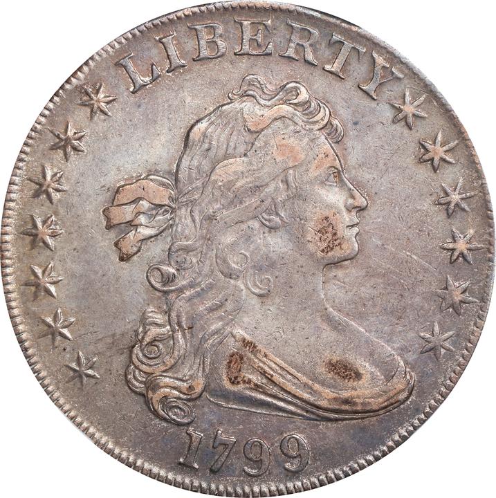 1799 $1  7x6 Stars, B-17, BB-164 MS60 thumbnail 20