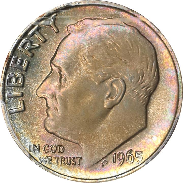 Image for 1965 10c MS FB MS68 FB