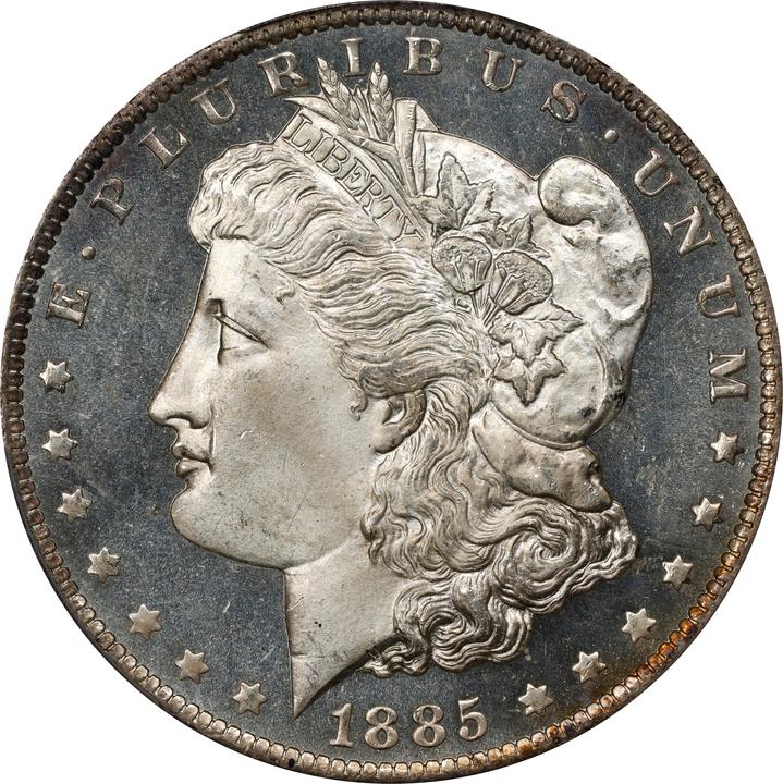 Image for 1885-O $1  MS DMPL MS67 DMPL CAC