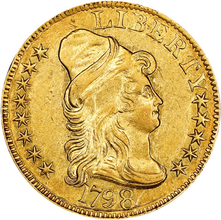 Image for 1798 $5  Small Eagle VF20
