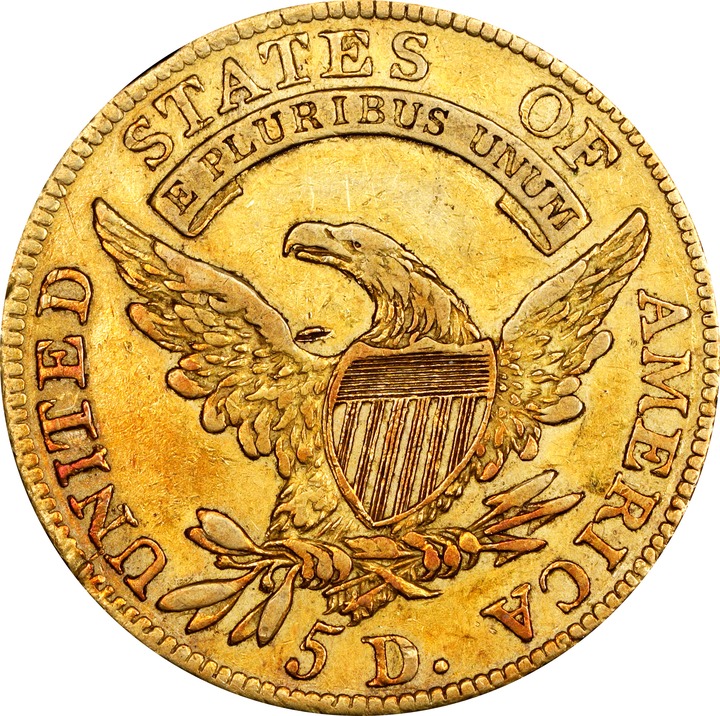 1807 $5  Capped Bust, Left, BD-8 MS thumbnail 17