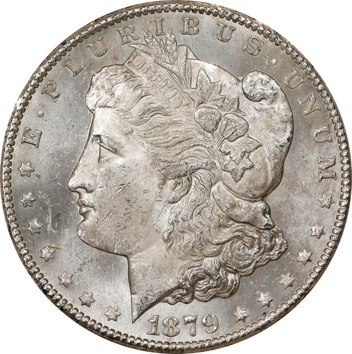 Image for 1879-CC $1  GSA Hoard, Hard package MS62