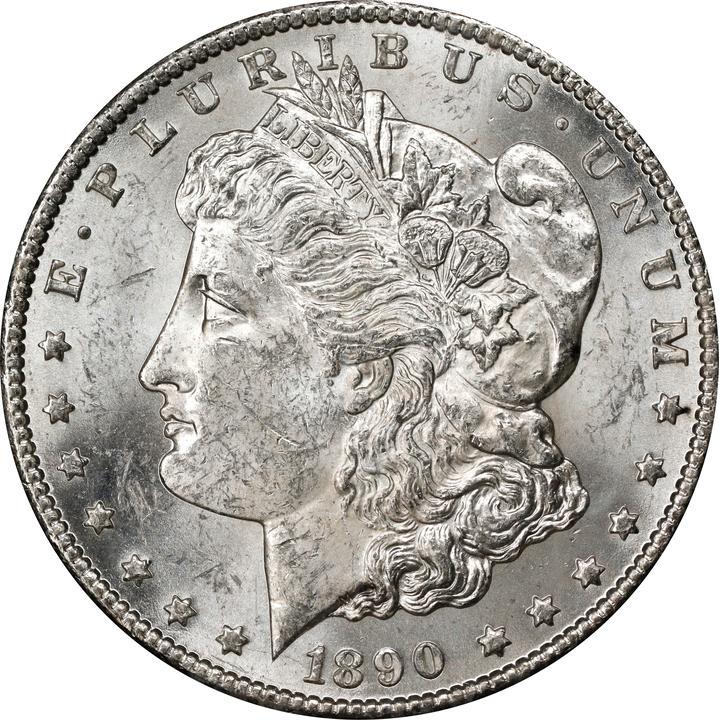 1890-CC $1  GSA Hoard, Hard package MS62 CAC thumbnail 5