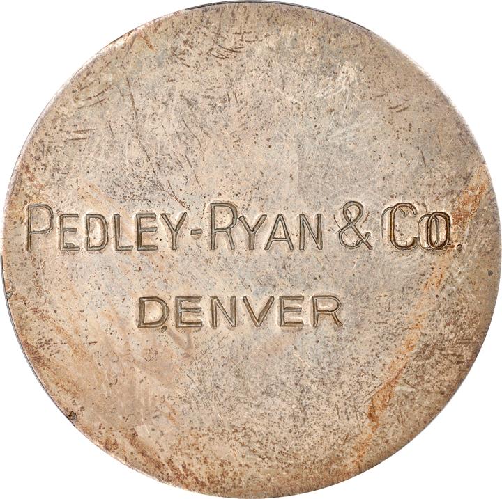 1933 SC$1 Pedley-Ryan, Ty.4, Silver, HK-825 MS61 thumbnail 4