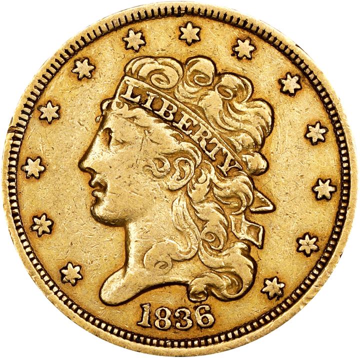 1836 $5  HM-6 MS thumbnail 8