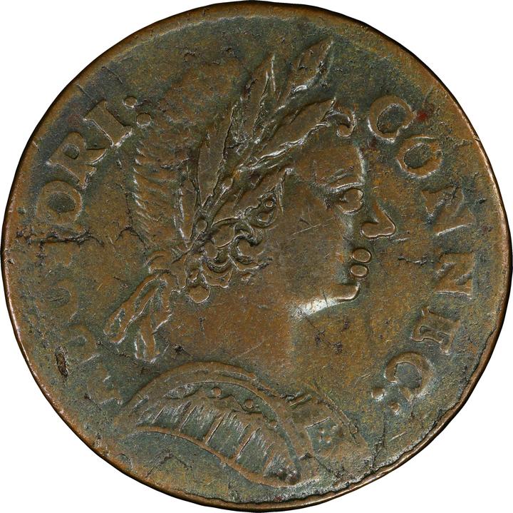 1785 Copper Connecticut, Bust Right MS BN thumbnail 14