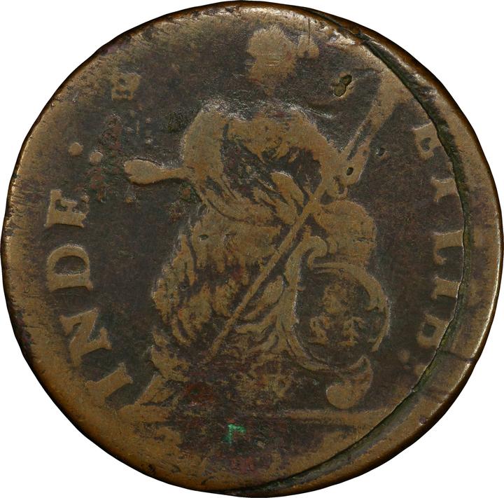 1785 Copper Connecticut, Bust Right MS BN VF20 BN thumbnail 2