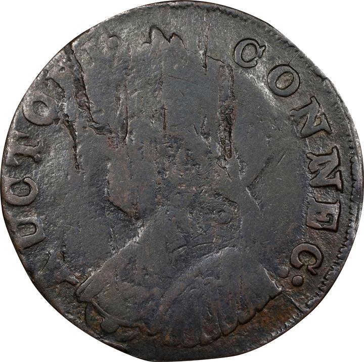 1786 Copper Connecticut, Mailed Bust Left MS BN thumbnail 16