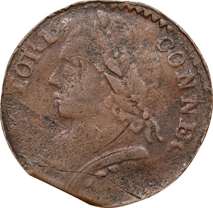 1787 Copper Connecticut, Mailed Bust Left MS BN thumbnail 10