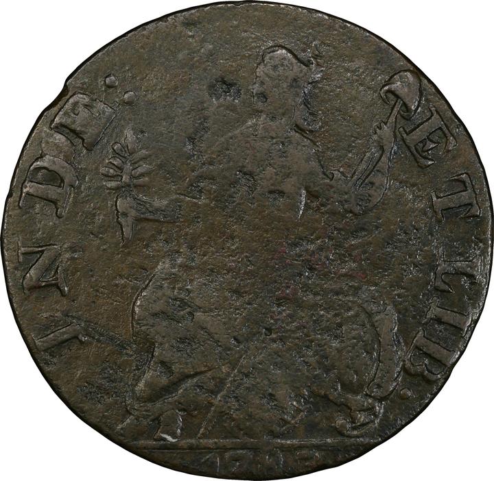 1787 Copper Connecticut, Mailed Bust Left, Hercules MS BN VF20 BN thumbnail 10