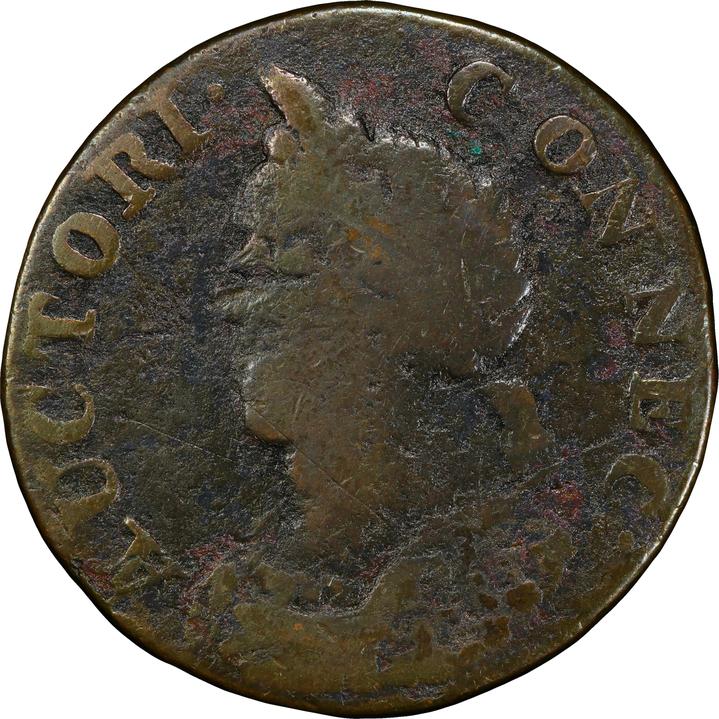 1787 Copper Connecticut, Mailed Bust Left, Hercules MS BN VF20 BN thumbnail 7