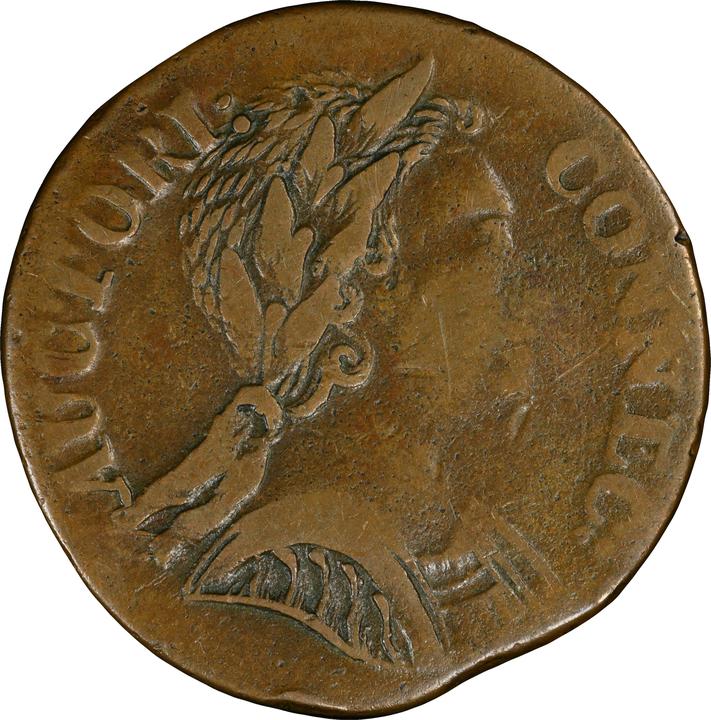 Image for 1785 Copper Connecticut, Bust Right MS BN VF25 BN