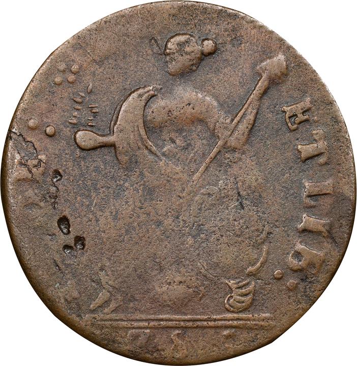 1785 Copper Connecticut, Bust Left MS BN AG3 BN thumbnail 8
