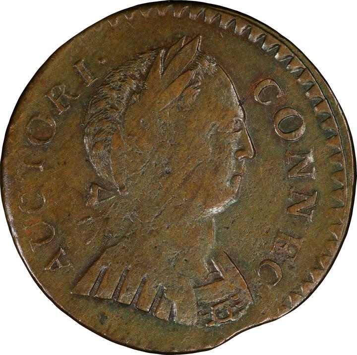 1786 Copper Connecticut, Small Head Right, ETLIB INDE MS BN thumbnail 4