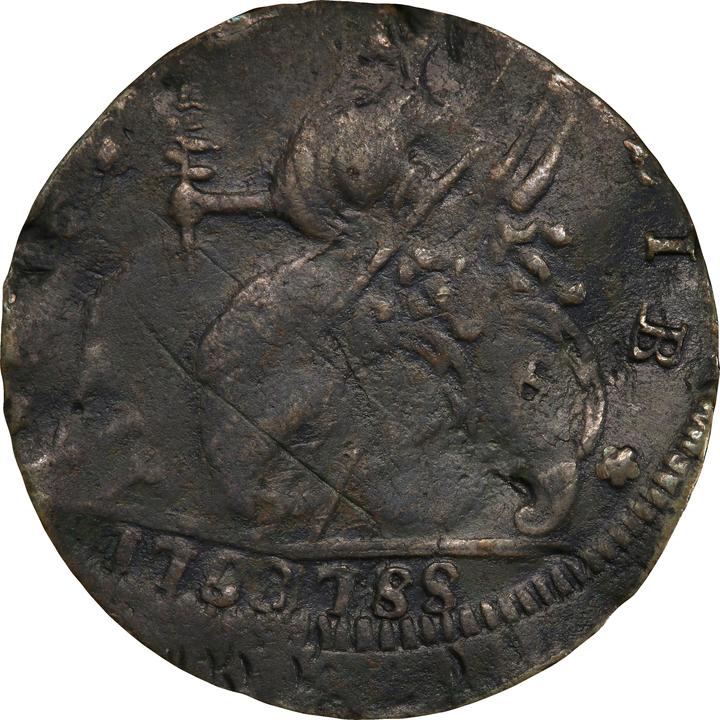 1788 Copper Connecticut, Mailed Bust Left, CONNLC MS BN G6 BN thumbnail 6