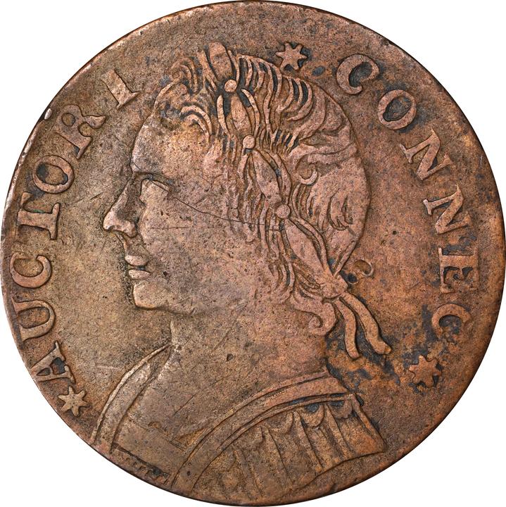1788 Copper Connecticut, Mailed Bust Left MS BN thumbnail 11