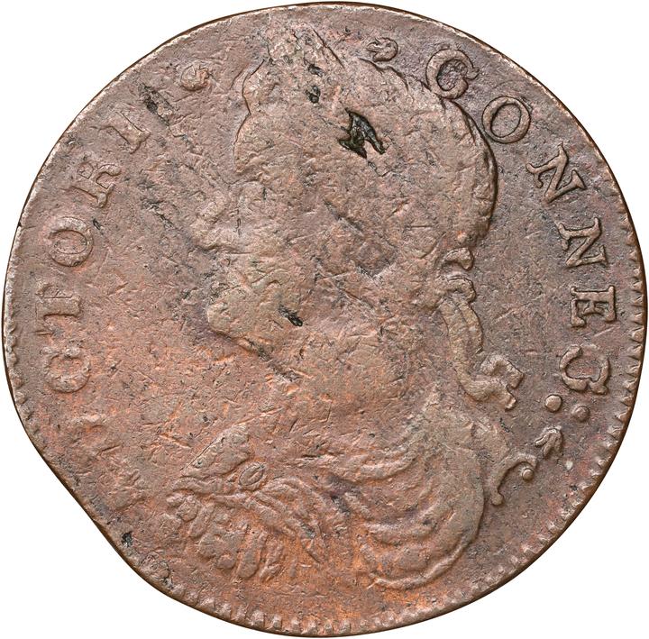 1787 Copper Connecticut, Draped Bust Left, ETLIR MS BN thumbnail 4