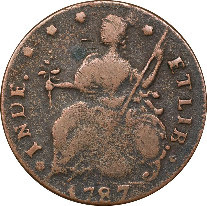 1787 Copper Connecticut, Draped Bust Left, CONNFC MS BN thumbnail 8